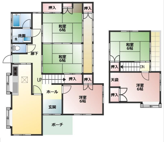 【間取り】 | 北区植木町1期