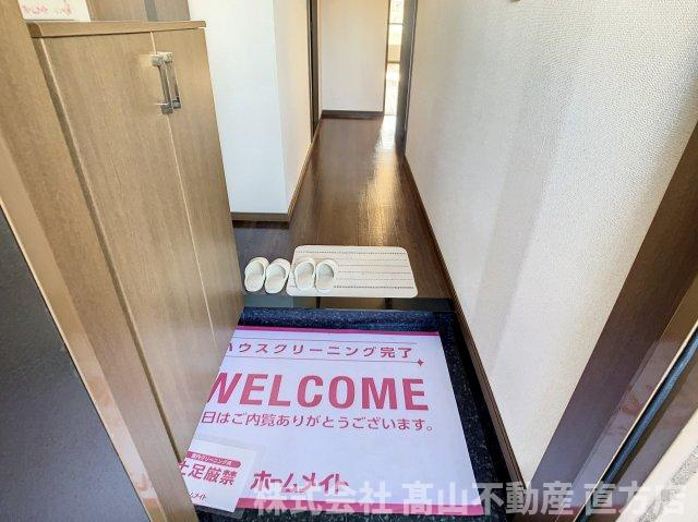 北九州市八幡西区大字馬場山のアパートの玄関