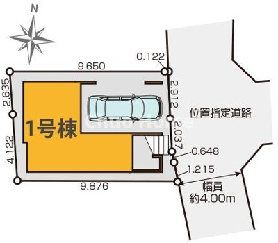 【区画図】 | 葛飾区新宿1丁目新築分譲住宅 | 区画図