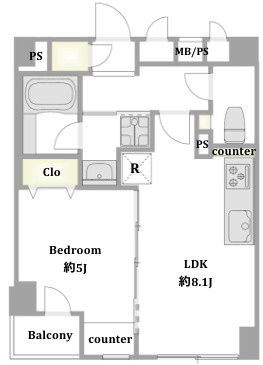 ダイアパレス飯田橋Ⅱの間取り