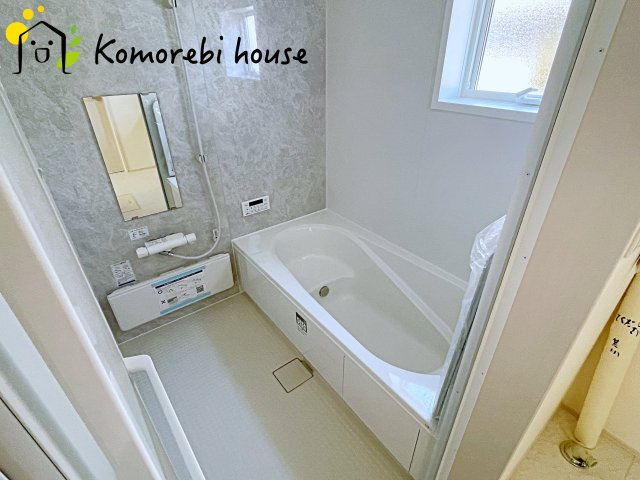 桶川市末広　新築一戸建て　リーブルガーデン　02の浴室|26.4.11撮影済み
