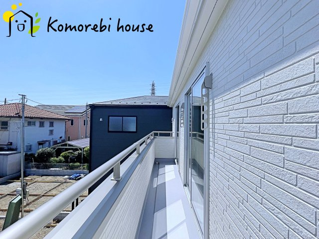桶川市末広　新築一戸建て　リーブルガーデン　02のバルコニー|26.4.11撮影済み
