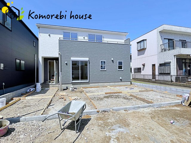 桶川市末広　新築一戸建て　リーブルガーデン　02の駐車場|26.4.11撮影済み
