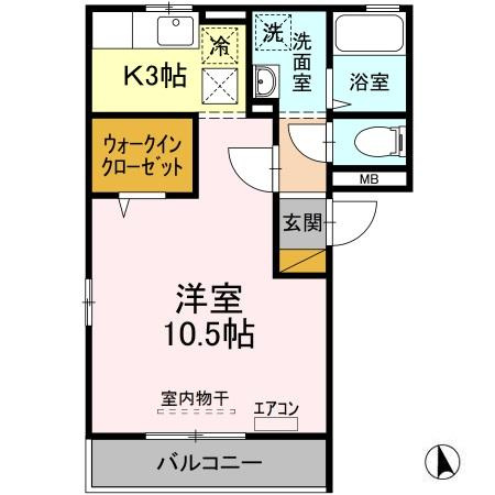 クレッセントの間取り