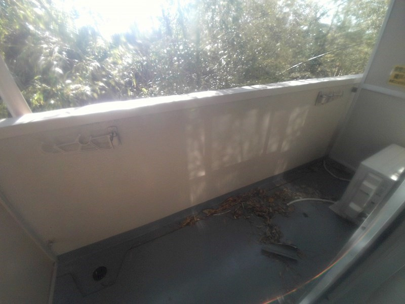 ヴィップハイツのバルコニー