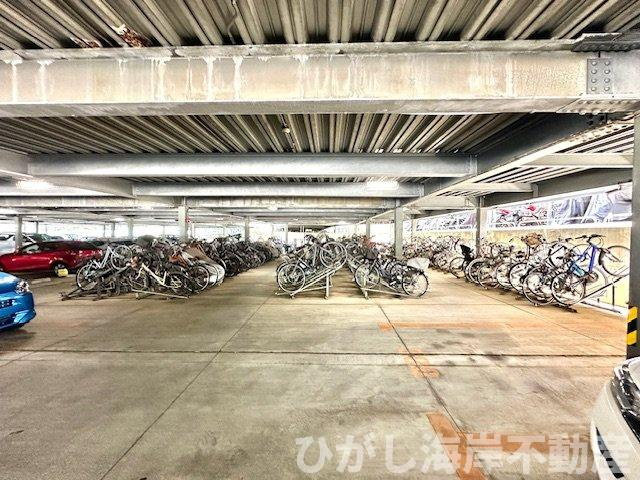 オクトス湘南茅ヶ崎ヴィスタヒルの駐輪場|敷地内駐輪場