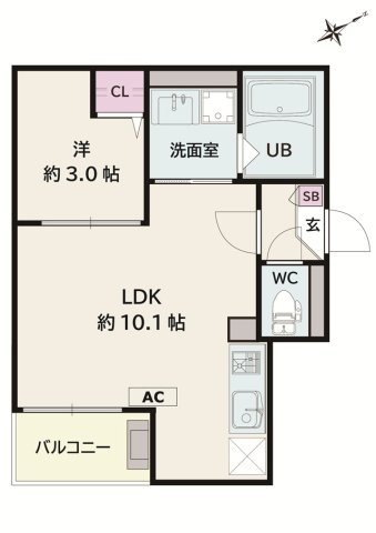 Jack hachimanⅣの間取り