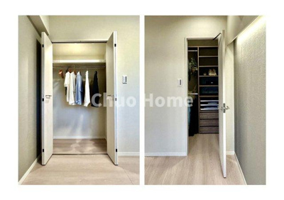 【収納】 | イニシア墨田押上 | 居室にはクローゼットを完備し、自由度の高い家具の配置が叶うシンプルな空間です。お子様の成長と必要になる子供部屋を与えるにはぴったりの間取りですね。