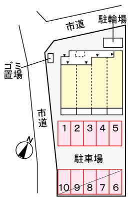 【区画図】 | サニーサイドシーズン | 駐車場