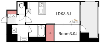 【間取り】 | J.GRAN Court京町堀