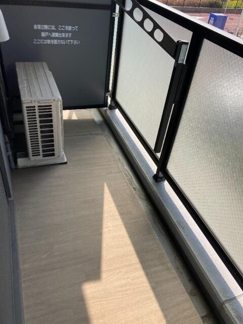 La・Glycineのバルコニー