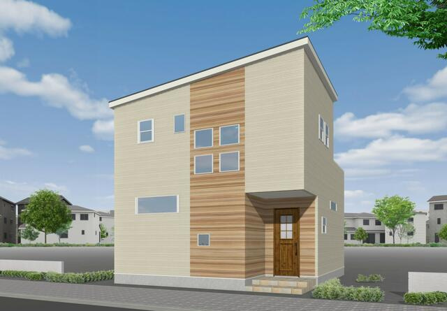 高知市大津甲 1号地 新築戸建ての外観|１号地　2026.3月：建築中