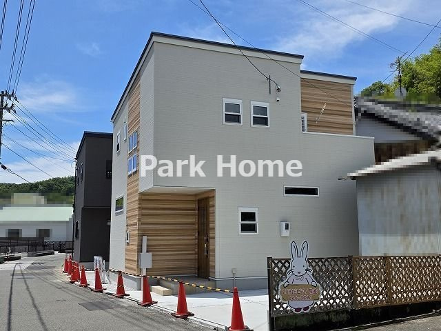 高知市大津甲 1号地 新築戸建ての前面道路含む現地写真
