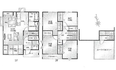 佐伯区千同一丁目　№35271の間取り|３ＬＤＫ＋納戸＋畳コーナー
