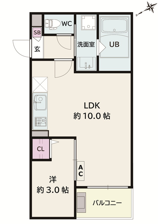 Jack hachimanⅣの間取り