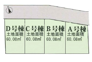 朝霞市仲町3期の区画図