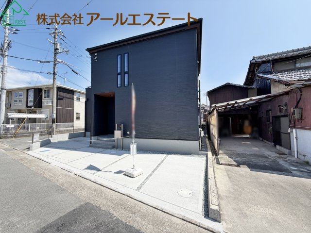 加古郡播磨町古田２丁目　　山陽電鉄「別府駅」徒歩13分の前面道路含む現地写真
