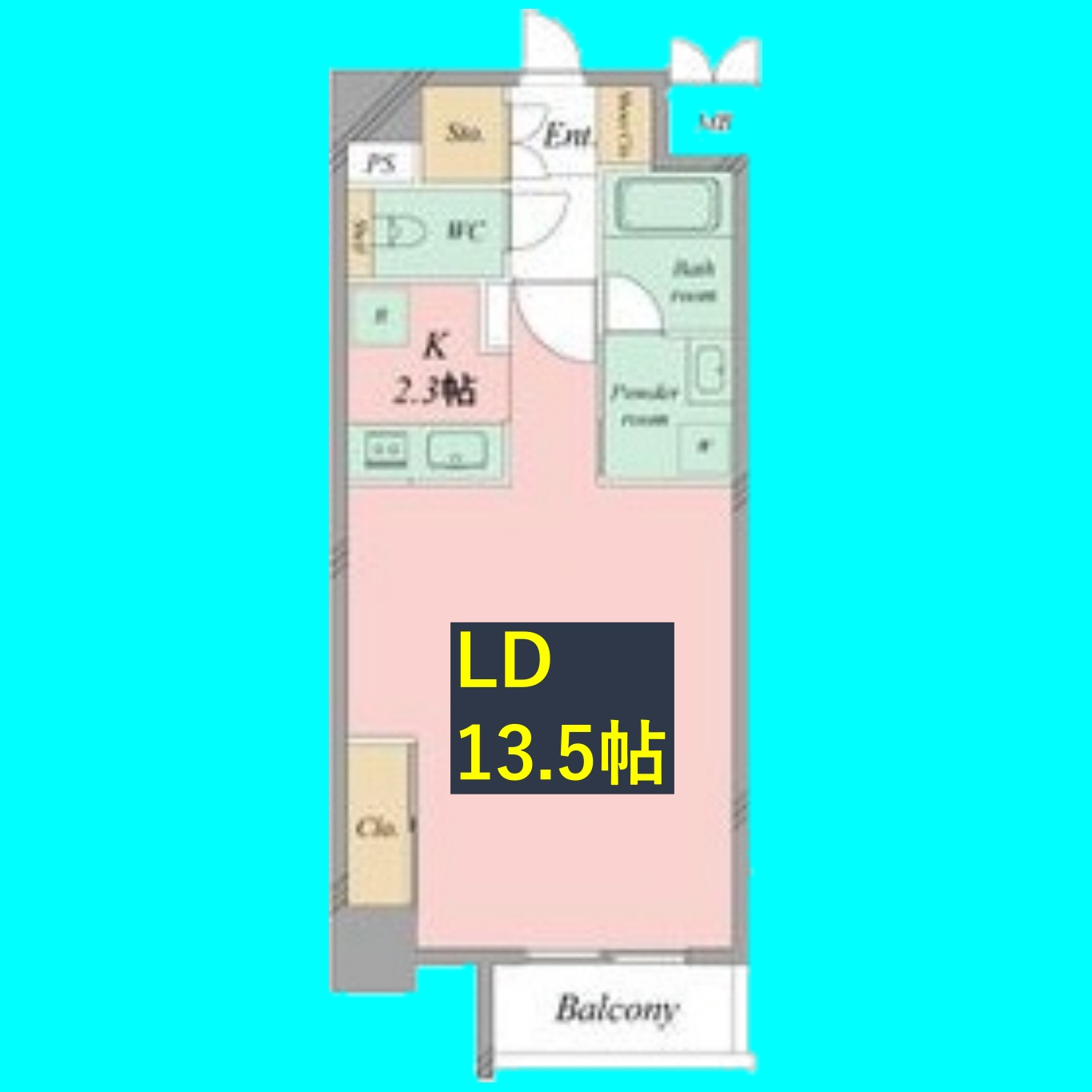 グラヴィス鶴舞の間取り