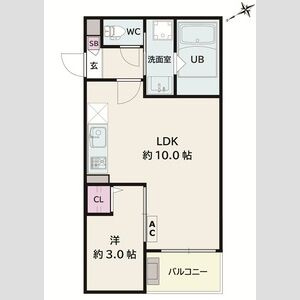 Jack hachimanⅣ　　刈谷市近郊の賃貸はクラスホーム刈谷店の間取り