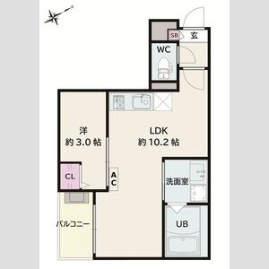 Jack hachimanⅣ　　刈谷市近郊の賃貸はクラスホーム刈谷店の間取り