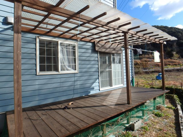 M0250H　南伊豆町入間中古住宅のバルコニー