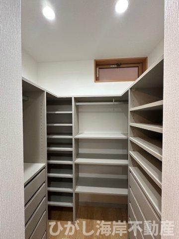 茅ヶ崎市浜竹3丁目　新築戸建　全４棟の収納|脱衣スペース　収納