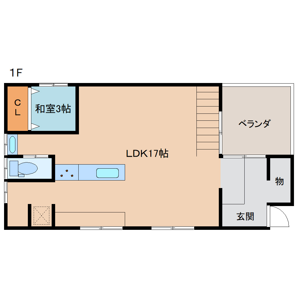 真栄里戸建ての間取り
