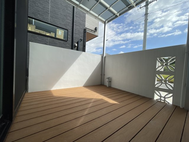 真栄里戸建てのバルコニー