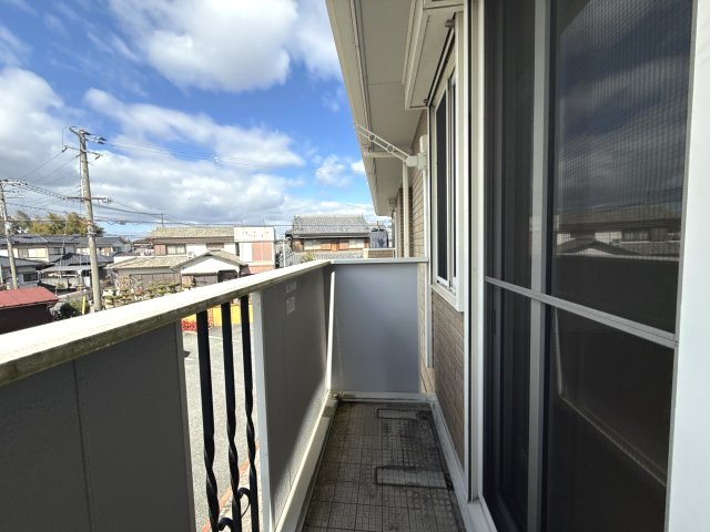 パインハイツ　Ａ棟のバルコニー