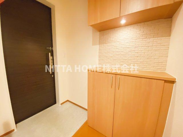 ベルフルールの玄関|シューズボックス完備の玄関◎