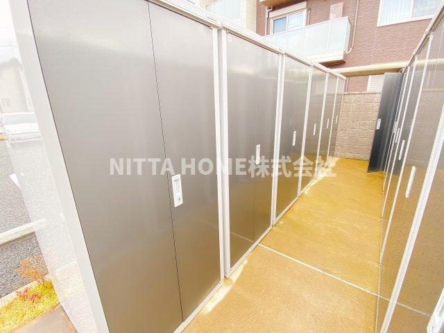 ベルフルールのその他共用部分|外部トランクは無料で使用OK◎