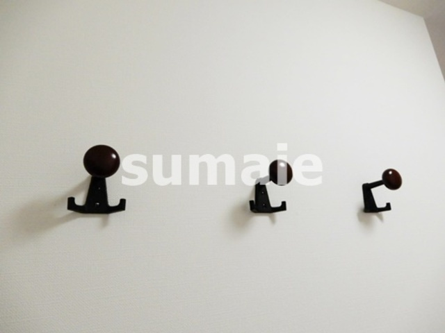 コーポレート与野本町　18の設備|玄関のフックは活躍しそうですね！