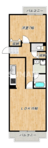 コーポレート与野本町　18の間取り|使いやすい間取りです☆