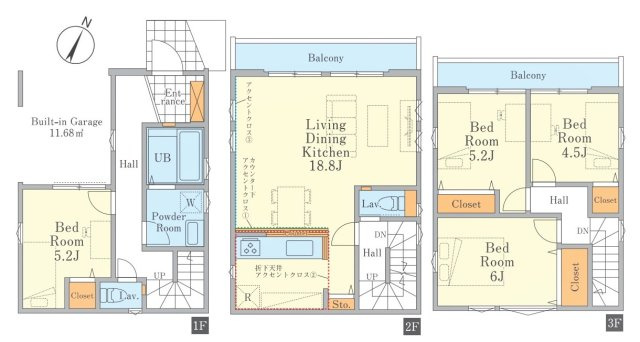 新座市栗原3期　全1棟　1号棟