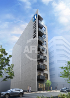 【外観パース】 | リアライズ立売堀ビル | リアライズ立売堀ビル　外観