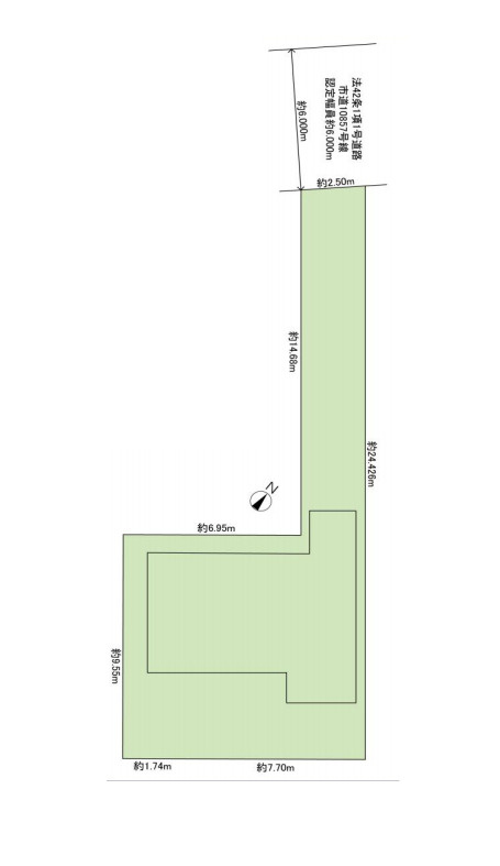 さいたま市北区吉野町2丁目　中古戸建の区画図