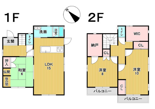 【間取り】 | 加古川市米田町平津　中古戸建 | 3LDK＋納戸です。