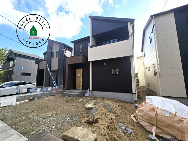 福岡市東区奈多2丁目第5-5棟（2号棟）の外観|デザイン性のある外観です。