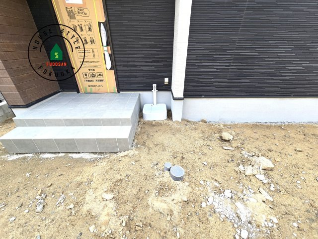 福岡市東区奈多2丁目第5-5棟（2号棟）の庭|お庭で自由な時間を過ごせます。