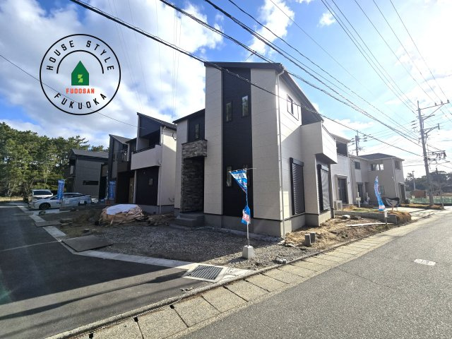 福岡市東区奈多2丁目第5-5棟（2号棟）の前面道路含む現地写真|見学の時間などお気軽にお問い合わせ下さい。