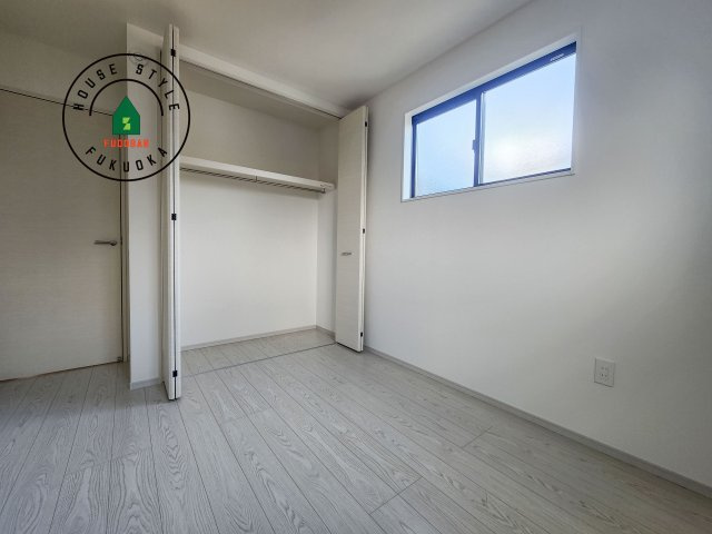 福岡市東区奈多2丁目第5-5棟（2号棟）の和室|将来的に、琉球畳を引きまして和室風にすることも可能です。