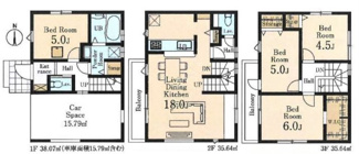 【間取り】 | 新座市栗原　全1棟　1号棟 | 新座市栗原　全1棟　1号棟