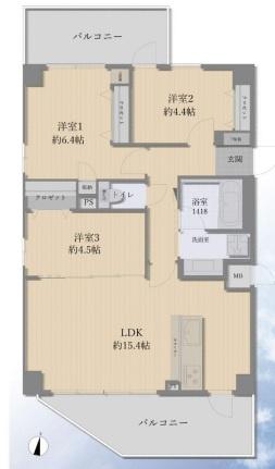 【間取り】 | マイキャッスル新蒲田 | 図面と現況が異なる場合は現況優先します