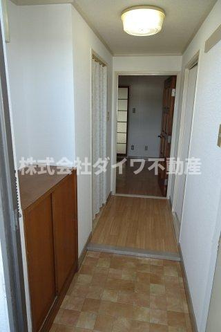 大野マンション（小呂）の内装|廊下