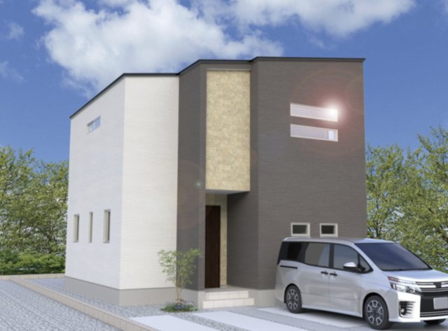 【外観パース】 | ワイウッドコート北本市中丸第6期　新築戸建　全9棟　6号棟 | 6号棟