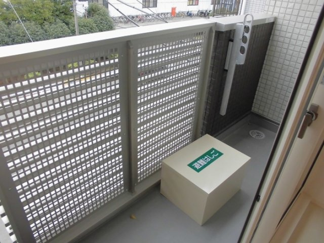 クリア南砂のバルコニー