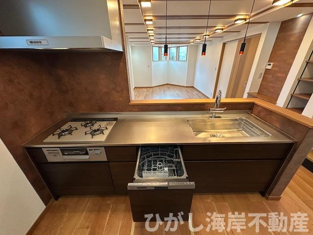 茅ヶ崎市浜竹3丁目　新築戸建　全４棟のキッチン|食洗器付きシステムキッチン