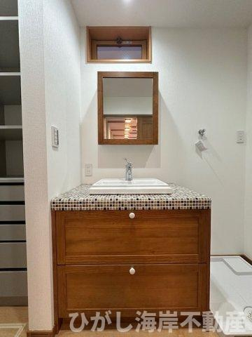 茅ヶ崎市浜竹3丁目　新築戸建　全４棟の独立洗面台|洗面化粧台
