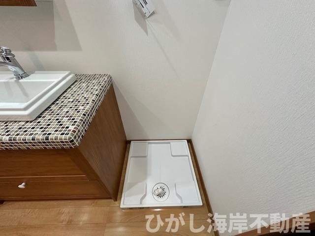 茅ヶ崎市浜竹3丁目　新築戸建　全４棟のランドリースペース|洗濯機置場