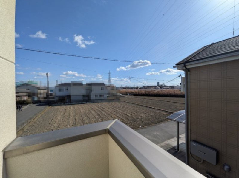 北名古屋市久地野　中古戸建の展望|２カ所バルコニーあり